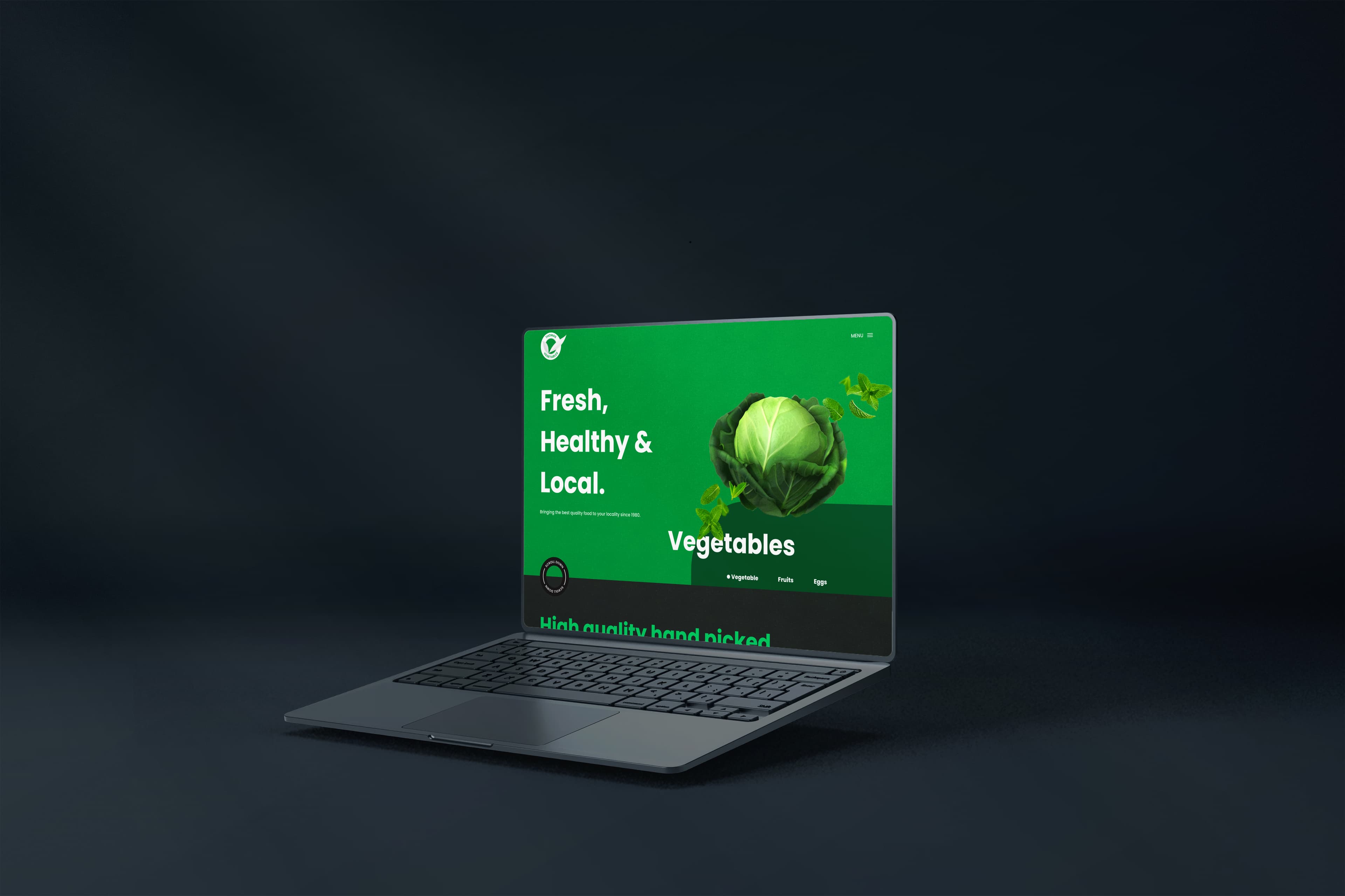 Mockup image for THOMAS VEGETABLES project